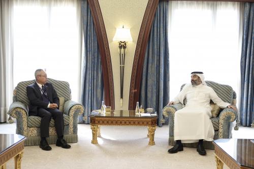 Al-Swaha Discusses Means to Expand Digital Economy, Develop Digital Government with UN, IsDB Officials