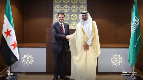 وزير الاتصالات وتقنية المعلومات يستقبل وزير الاتصالات السوري 