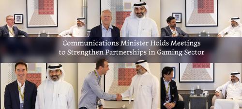 Communications Minister Holds Meetings to Strengthen Partnerships in Gaming Sector