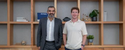 Minister of communications Meets with Meta CEO Mark Zuckerberg to Strengthen Technological Partnerships in AI and Future Technologies